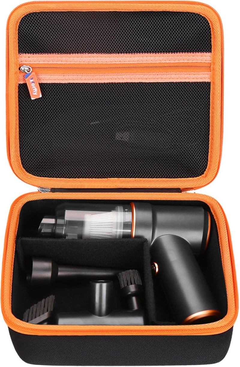 worfty Hard Travel Case for KMM Handheld Car Vacuum Cleaner, Portable Auto Vacuum Cleaner Accessories Storage Bag Carrying EVA Case for KMM LT-117 9000Pa Air Duster - Image 1